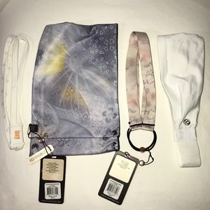 4 Headbands Lululemon, Lucy, Calia x2 NWT